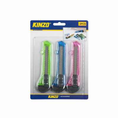 Nůž odlamovací KINZO 9196 sada 3ks