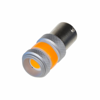 Autožárovka LED BAU15s 9-60V 12W CARCLEVER oranžová
