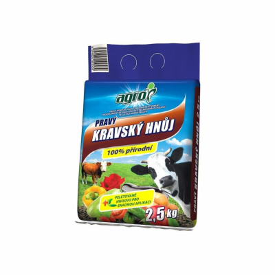 Pravý kravský hnůj AGRO 2,5kg