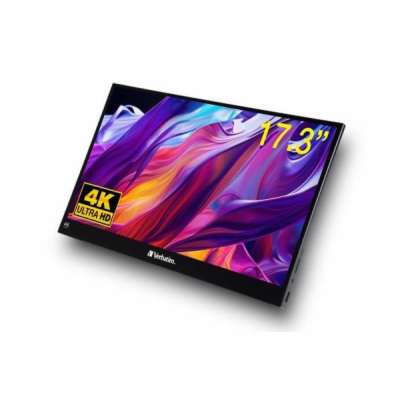 Verbatim přenosný dotykový monitor PMT-17-4K, 17,3”