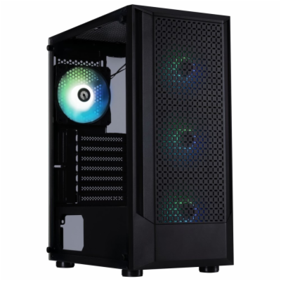 BitFenix skříň C50 Negro / ATX /  4x 120mm FRGB fan / 2xU...