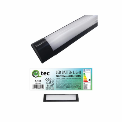 Svítidlo pod linku QTEC Q-31B 9W LED BATTEN LIGHT