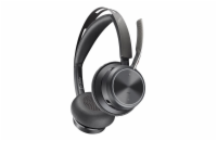 Poly Voyager Focus 2 bezdrátová náhlavní souprava, USB-A/C adaptér, stereo, nabíjecí stojánek