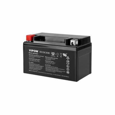 Baterie motocyklová 12V 7Ah VIPOW BAT0507