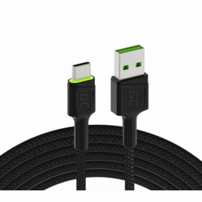 GreenCell USB kabel Green Cell KABGC13 USB-A - USB-C 2m, ...