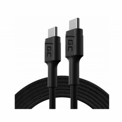 GreenCell USB kabel Green Cell typu C 2 m, černý, rychlé ...