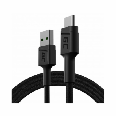 GreenCell USB kabel Green Cell typu A na C, 1,2 m, černý,...