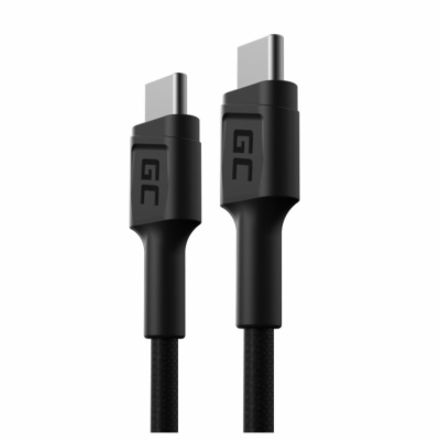GreenCell USB kabel Green Cell typu C 30 cm, černý, rychl...