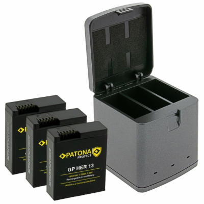 PATONA nabíječka pro digitální kameru Triple GoPro Hero 1...