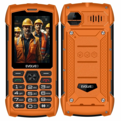 EVOLVEO StrongPhone H1 oranžový