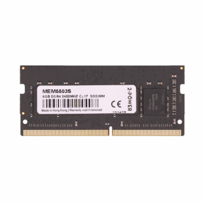 2-Power 8GB DDR4 PC19200 2400MHz CL17 SoDIMM Operační pam...