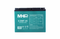 MHPower 6-DMF-45 Trakční gelová baterie 12V/45Ah, Terminál D3 - M6, Deep Cycle