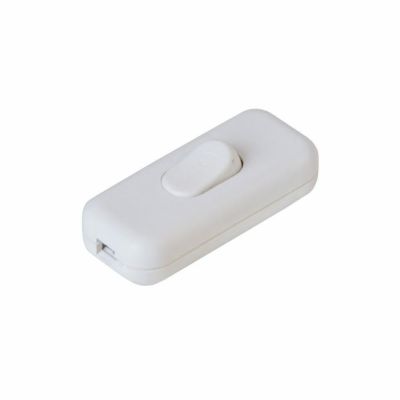 Vypínač mezišňůrový 250V/2,5A bílý HADEX