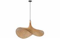 IMMAX BOHO SOMBRERO designové závěsné svítidlo D80cm, E27, přírodní ratan