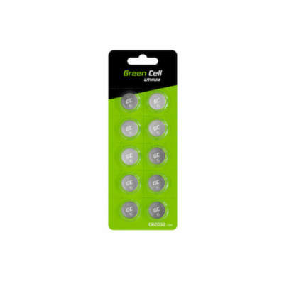 Green Cell Blister 10x Lithium Battery CR2032 3V 220mAh B...