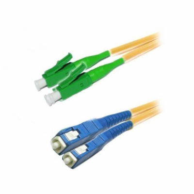 XtendLan FO patch LC/APC-SC 10m 9/125, duplex, LS0H, ultr...
