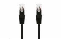 C-TECH kabel patchcord Cat5e, UTP, černá, 2m