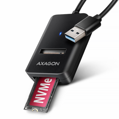 AXAGON ADM2-AM USB-A 10Gbps - M.2 NVMe & SATA SSD adaptér...