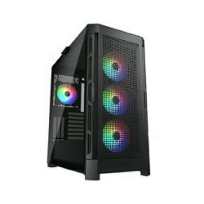 COUGAR PC skříň AIRFACE PRO RGB Black Mid Tower Airflow P...