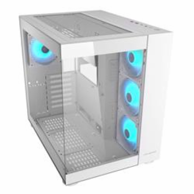 COUGAR PC skříň FV150 RGB White Mid tower Dual-Chamber AT...