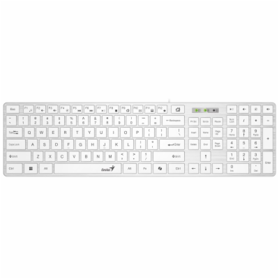 GENIUS Slimstar 126 klávesnice + Copilot bílá