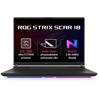 ASUS NTB ROG Strix SCAR 18 (G835LX-NEBULA005X), Ultra 9-2...