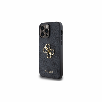 Guess PU 4G Metal Logo Zadní Kryt pro iPhone 14 Pro Max Š...
