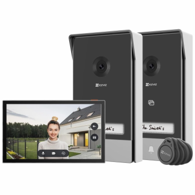 EZVIZ chytrý domácí interkom HP7 2-Entry Kit/ Wi-Fi/ 2048...