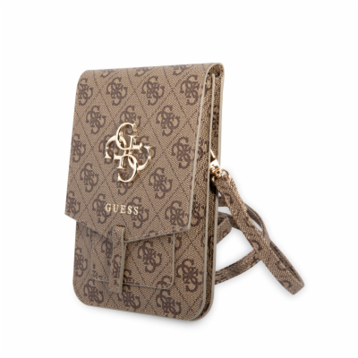 Guess PU 4G Metal Logo Phone Bag Brown Guess prémiový och...
