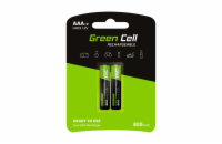 Green Cell Rechargeable Batteries 2x AAA HR03 800mAh
