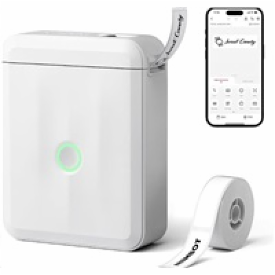 Niimbot Tiskárna štítků D110-M Smart, bílá + role štítků ...