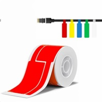 Niimbot štítky na kabely T 25x76mm 200ks Červené pro B21,...