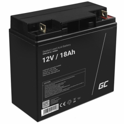 Green Cell AGM VRLA 12V 18Ah maintenance-free battery for...