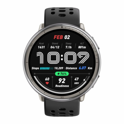 Amazfit Active 2 Black Sport Silicone (Round)