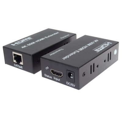 PremiumCord 4Kx2K@60Hz HDMI2.0 extender na 60m přes jeden...