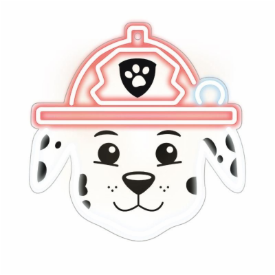 Dekorativní LED neon Tlapková patrola - Marshall