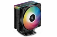 DEEPCOOL chladič AG400 ARGB V2 / 120mm fan ARGB / 4x heatpipes / PWM / pro Intel i AMD / černý