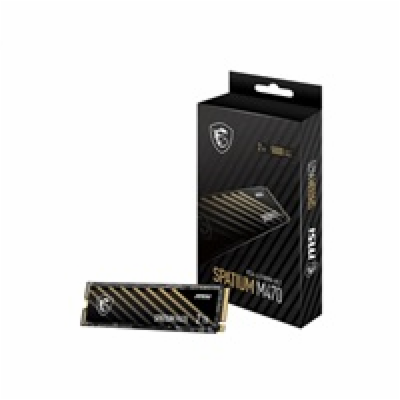 MSI SSD SPATIUM M470 PRO, 2TB, M.2 2280, PCIe Gen4x4 NVMe...