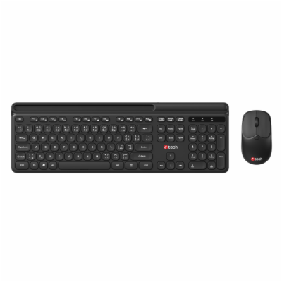 Klávesnice C-TECH Quallis WLKMC-05, bezdrátový combo set ...