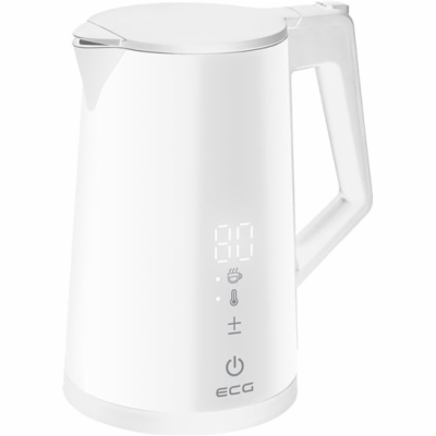 ECG RK 1893 Digitouch White Rychlovarná konvice 1,7 l, bílá