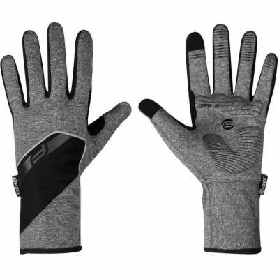 FORCE GALE softshell jaro-podzim rukavice, šedé vel.XL