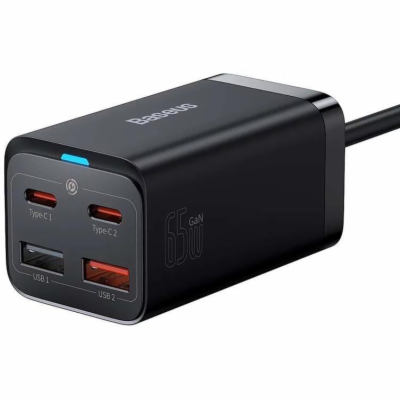 Rychlonabíječka do sítě Baseus GaN3 Pro, 2x USB-C, 2x USB...