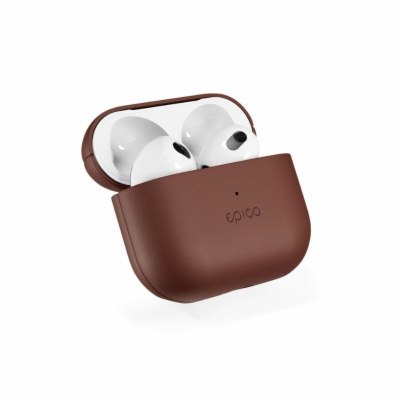 Epico kožené pouzdro pro AirPods 4/4 s ANC - hnědá