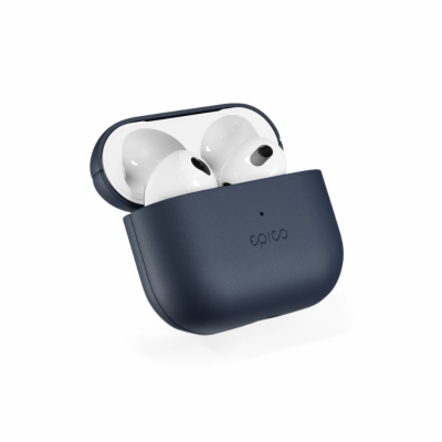 Epico kožené pouzdro pro AirPods 4/4 s ANC - modrá