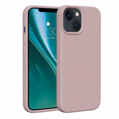 Silikonové TPU pouzdro Etteri pro iPhone 14 světle růžové