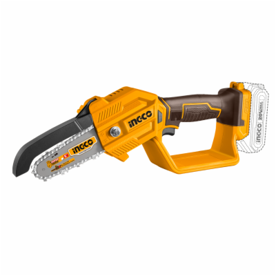 Ingco CGSLI20581 aku řetězová mini pila vč. baterie a nab...
