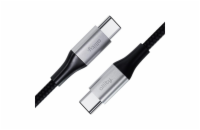 Datový kabel Allity AUC-01 USB-C/USB-C 1m 100W černý