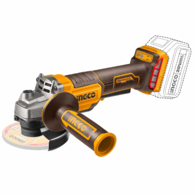 Ingco CAGLI211156 AKU úhlová bruska 115mm bez baterie a n...