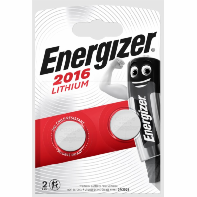 Energizer Lithiová knoflíková baterie - CR2016 2pack