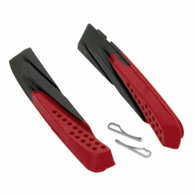 FORCE špalky brzd náhradní, černo-červené 70mm